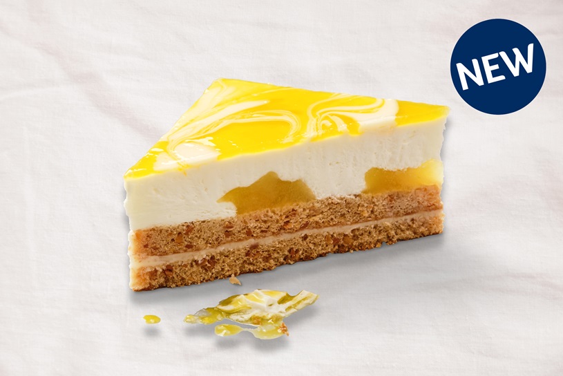 Triángulo crujiente de Yogur de Mango