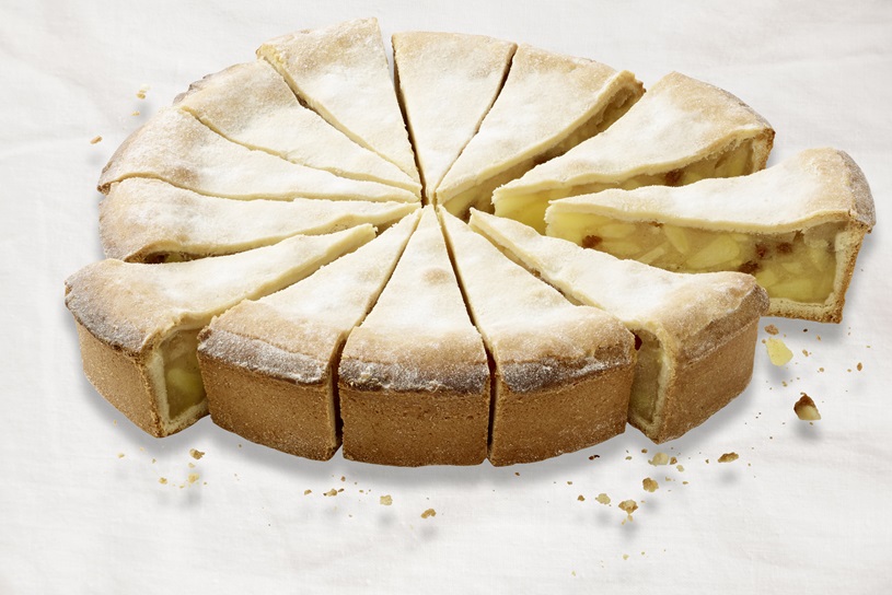 Gedeckter Apfelkuchen