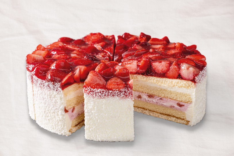 Strawberry Buttermilk Gateau
