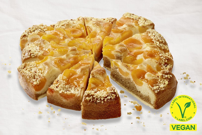Apricot cake, vegan