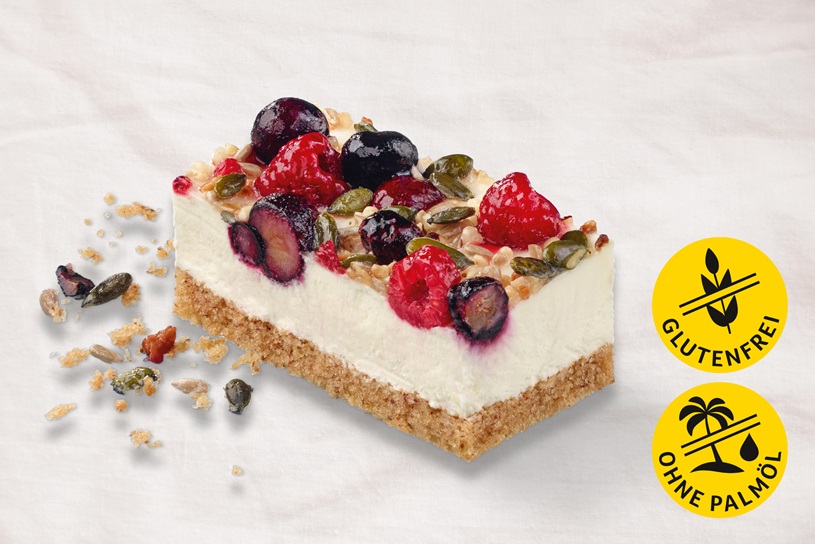 Beeren-Skyr-Schnitte (Glutenfrei)