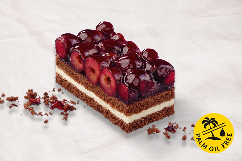 Morello Cherry Cream Slice