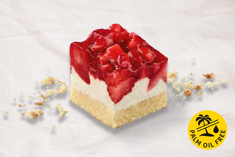 Strawberry and Yoghurt Cream Slices