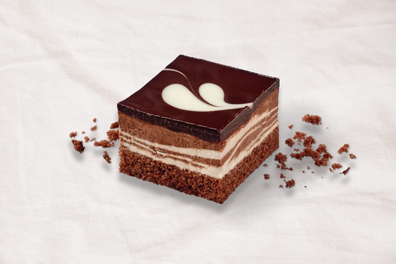 PORCIONES DE TARTA DE MOUSSE DE CHOCOLATE