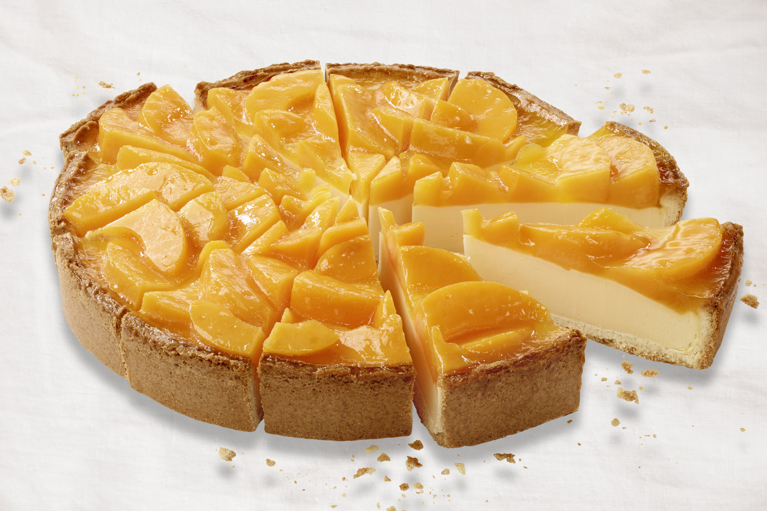 Peach Cream-Cheese Cake