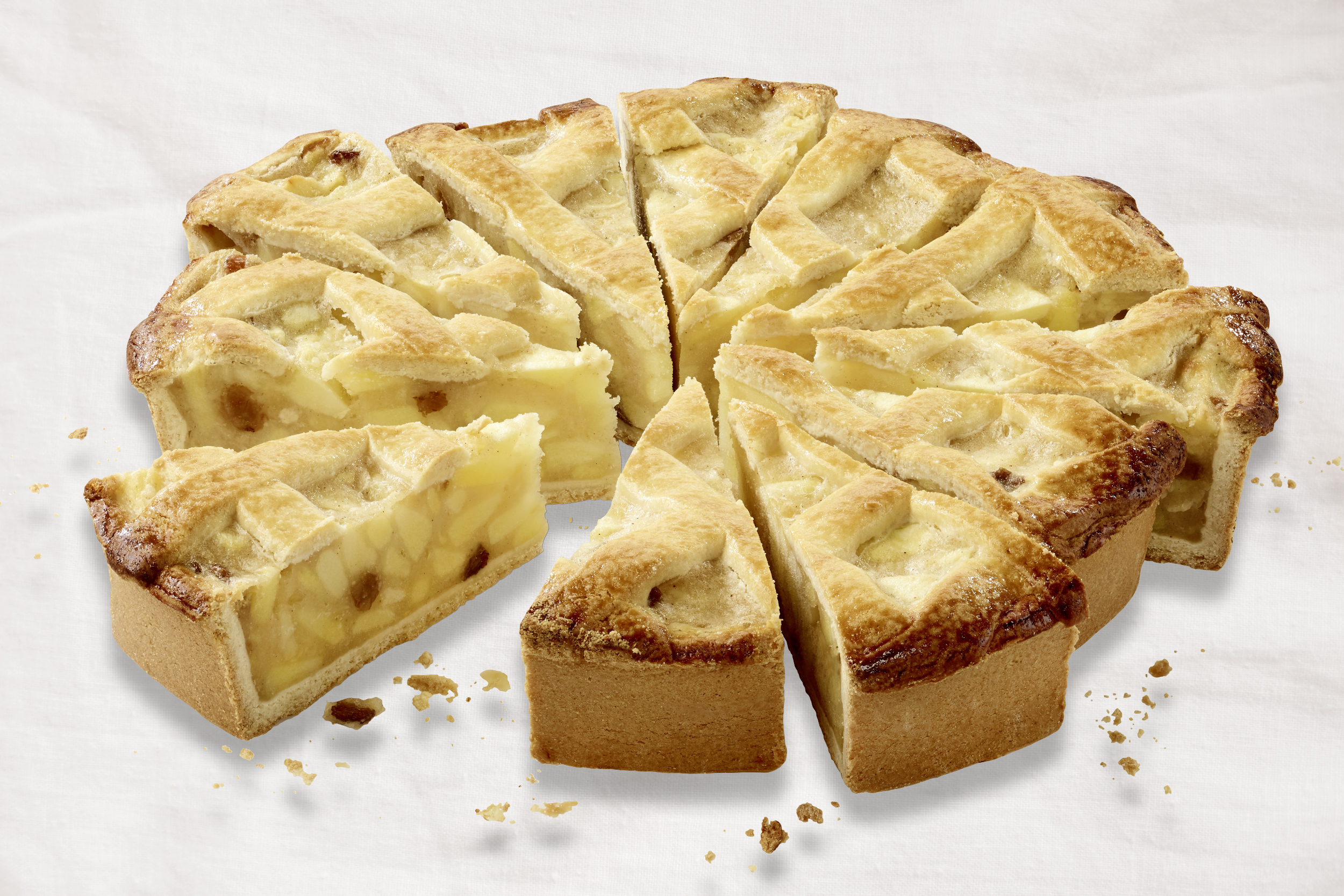 Apple Tart with a Shortcrust Pastry Lattice
