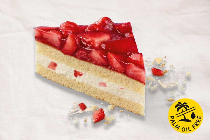Strawberry and Buttermilk Triangle