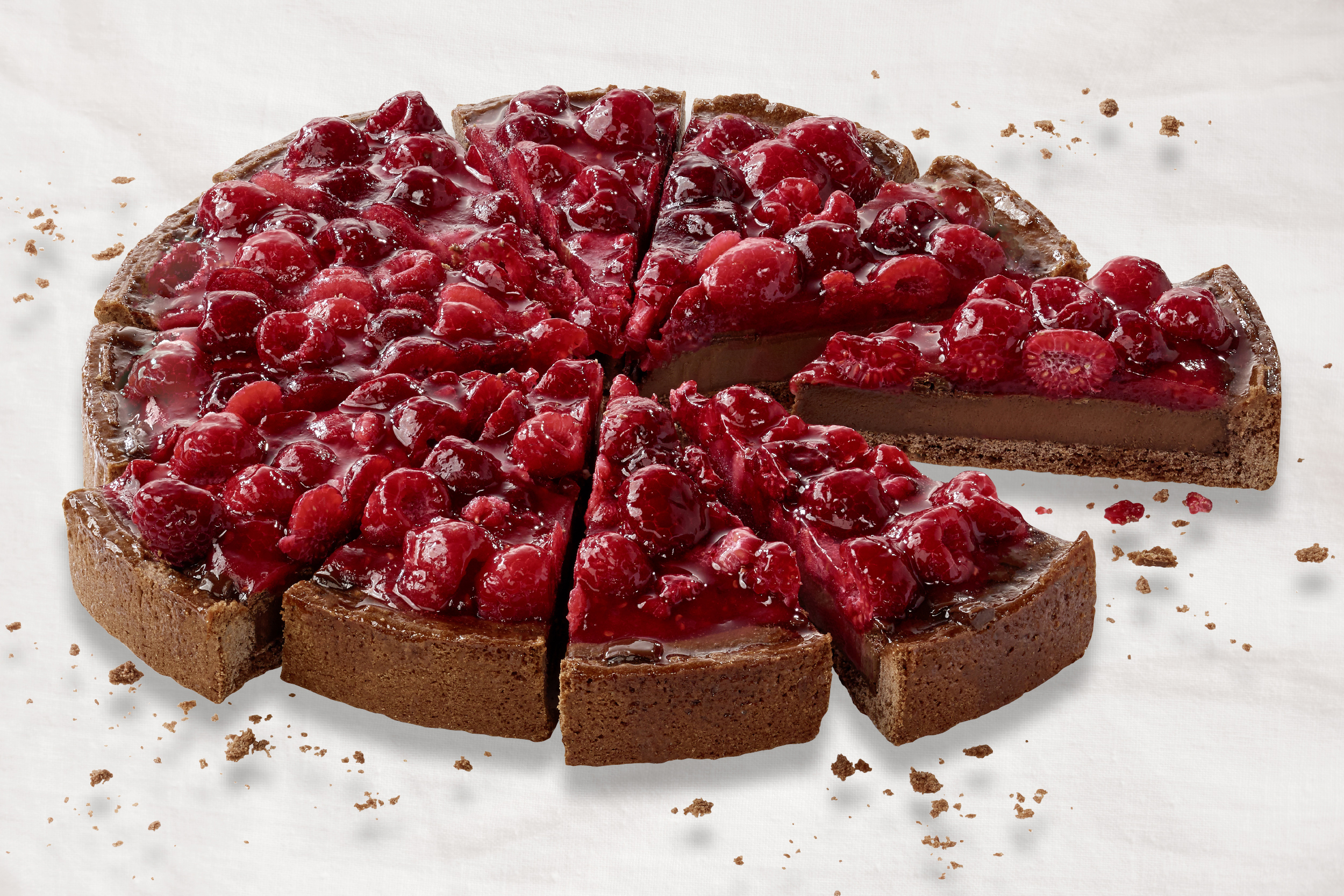 Chocolate and Raspberry tart