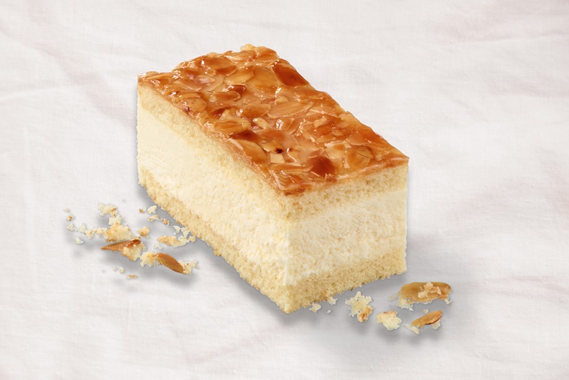 Almond and Cream Sponge Slices