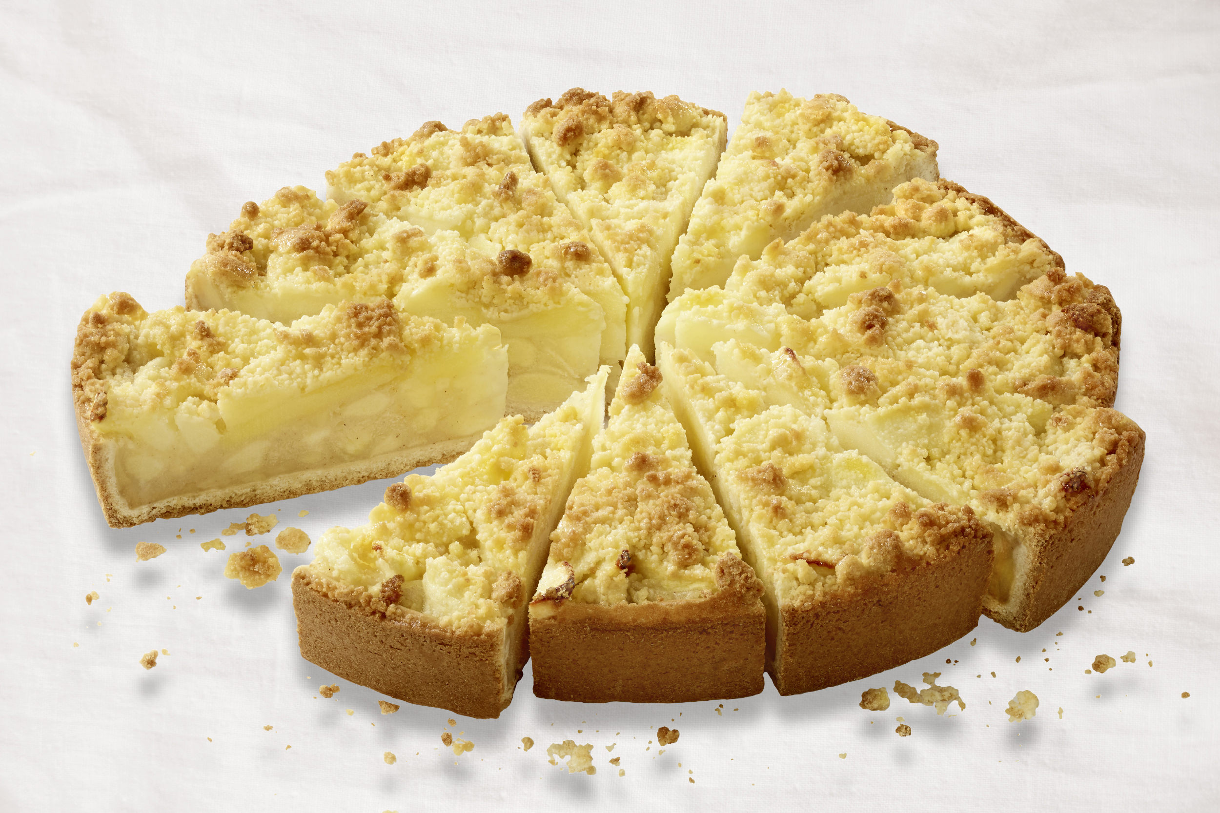 Apple Cake with Butter Crumbles