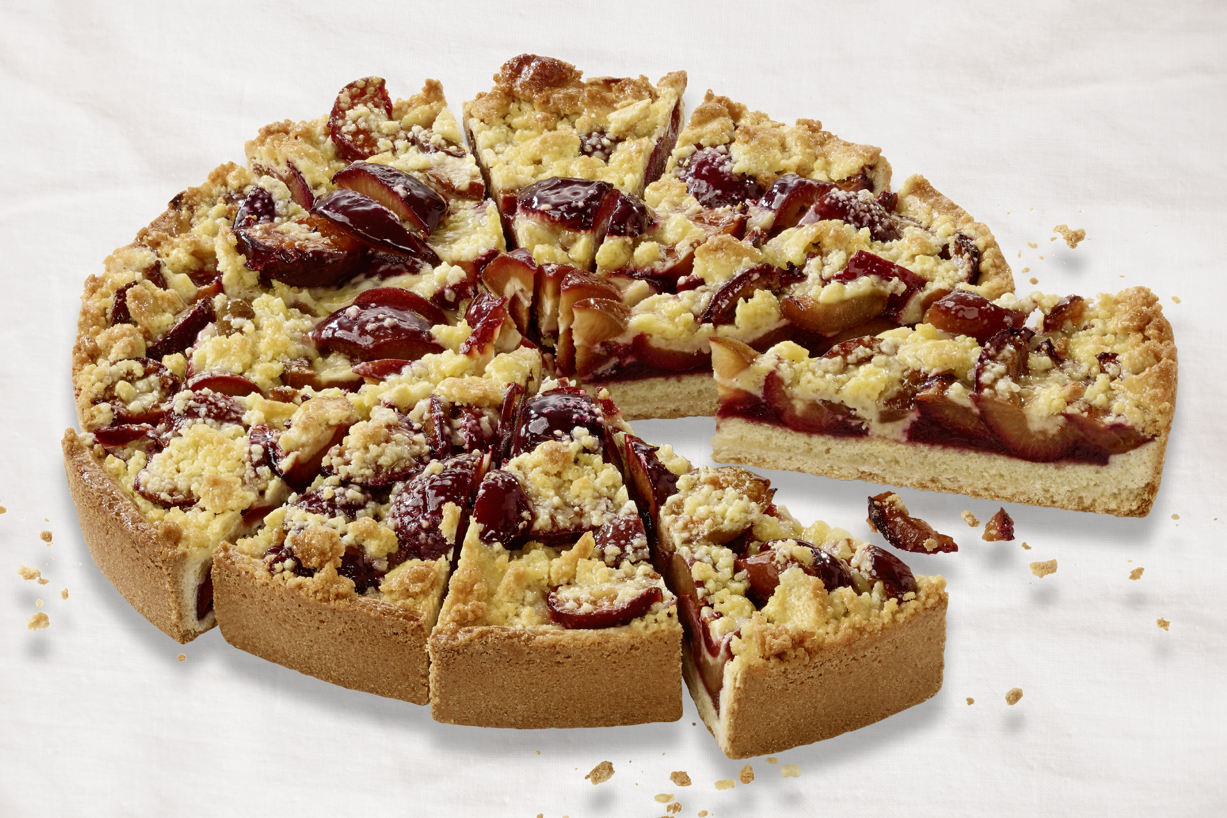 Plum Cake with Butter Crumble