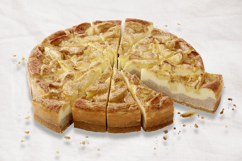 Cheesecake Topped Apple