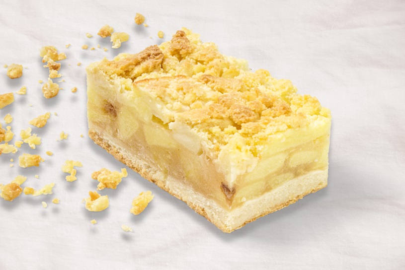 Apple Slices with Butter Crumble