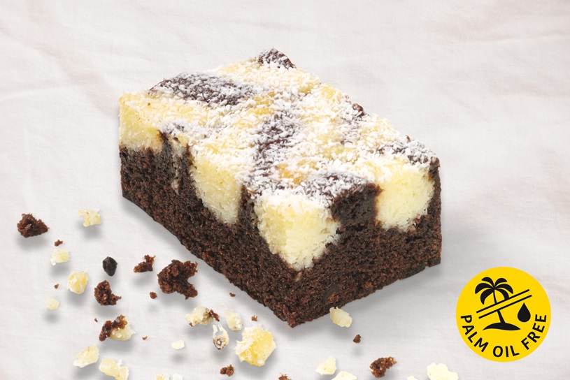 Chocolate Sponge and Coconut Slices